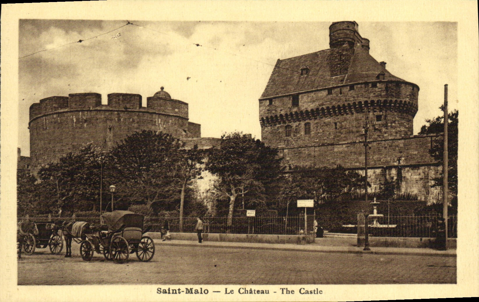 CPA St Malo Porte Le Chateau 