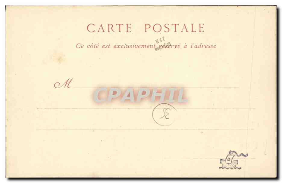 CPA Saint Malo La Porte Saint Vincent  — Verso