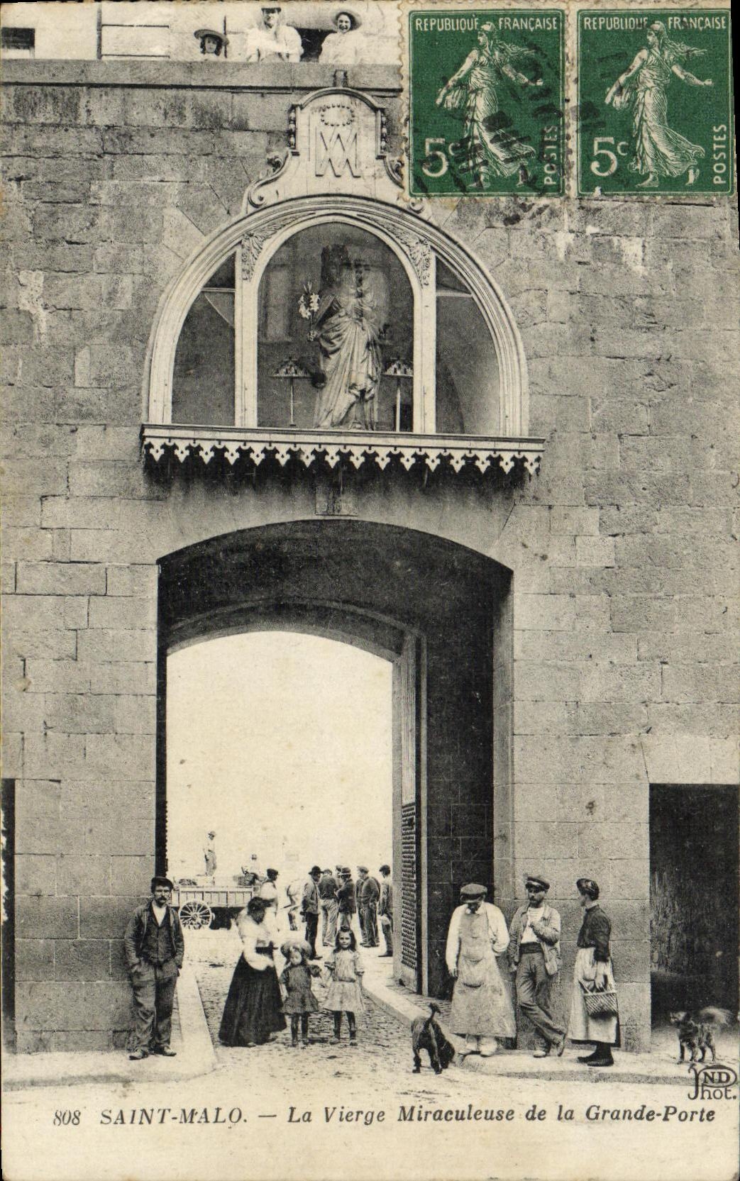SAINT-MALO — La Vierge Miraculeuse de la Grande-Porte — JND Hot.