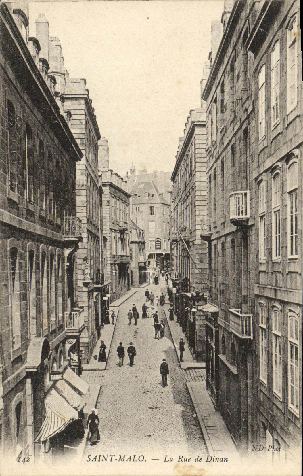 Saint-Malo — La Rue de Dinan — ND Phot, n°142
