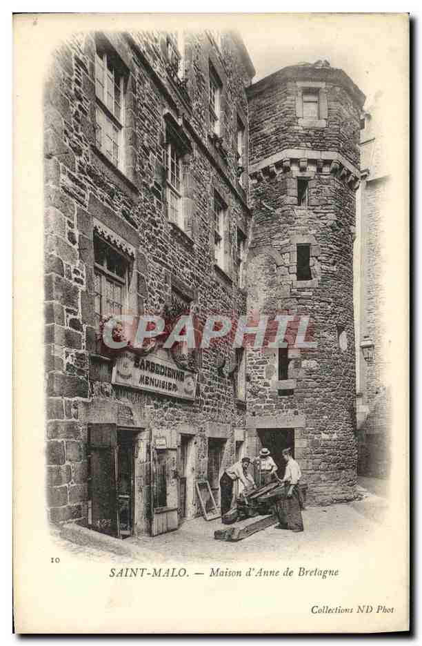 Saint-Malo — Maison d'Anne de Bretagne — Collections ND Phot
