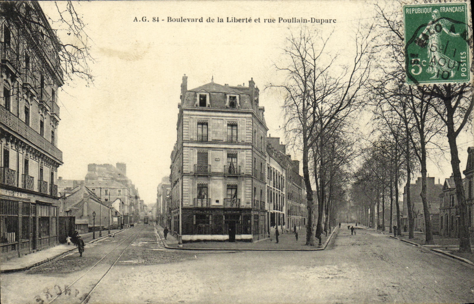 Boulevard de la Liberté et rue Poullain-Duparc — Paris — A.G. 84