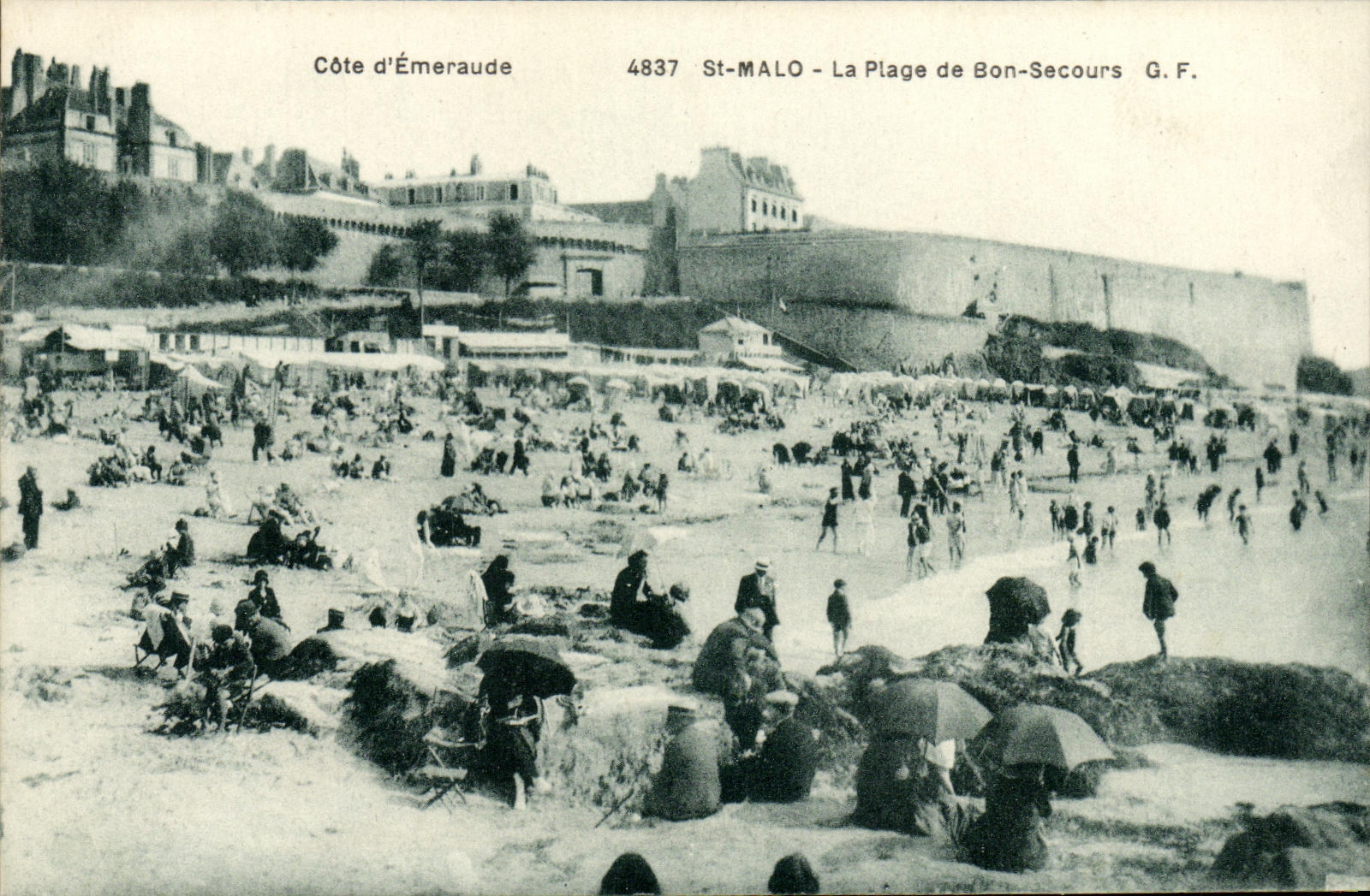 St-Malo - La Plage de Bon-Secours — Côte d'Émeraude — G.F. n°4837