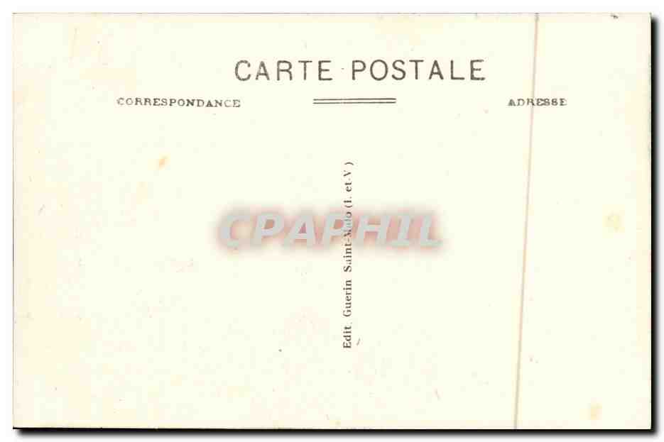 St-Malo - La Plage de Bon-Secours — Côte d'Émeraude — G.F. n°4837 — Rückseite