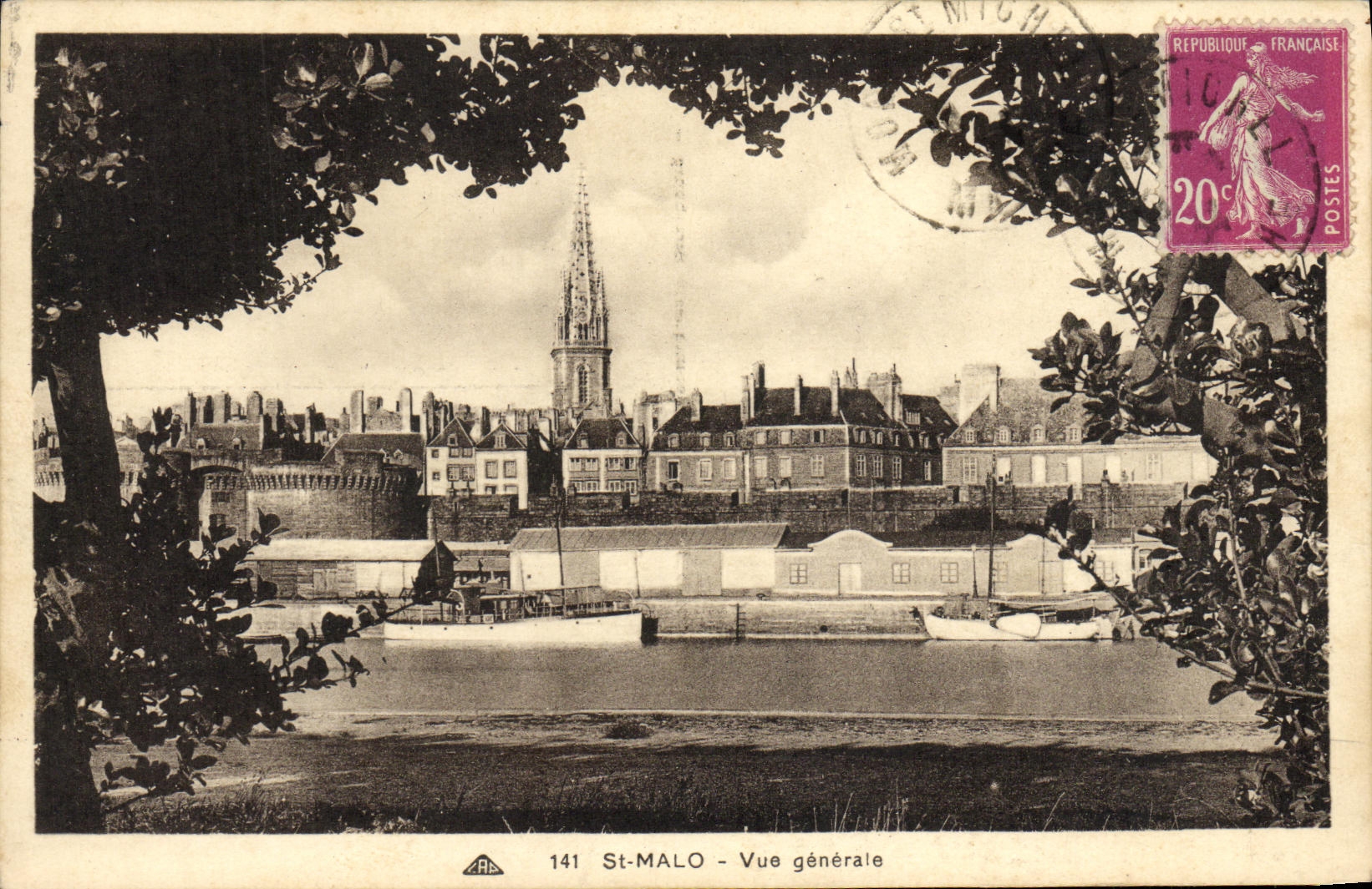 St-Malo — Vue générale — éditeur ARB, n° 141