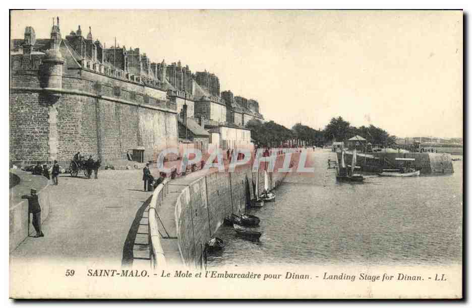 SAINT-MALO - Le Mole et l'Embarcadère pour Dinan - L.L. - n°59