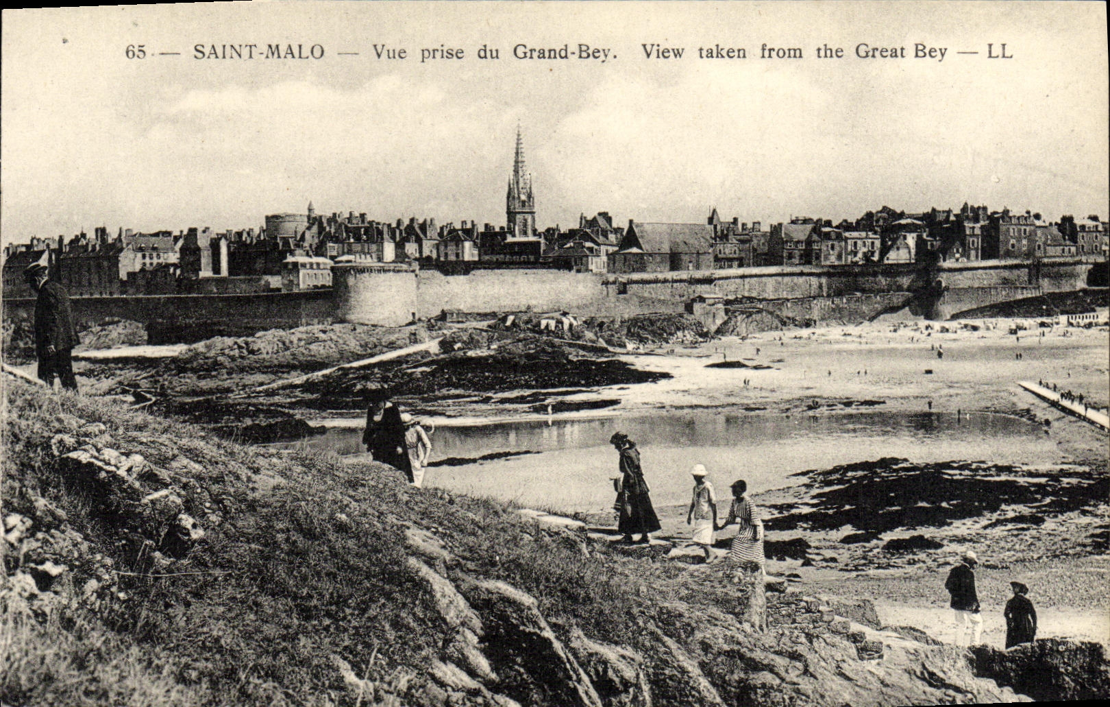 SAINT-MALO — Vue prise du Grand-Bey — LL