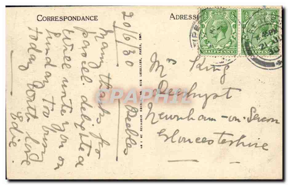 Saint-Malo — Le Môle — The Pier — LL — Verso