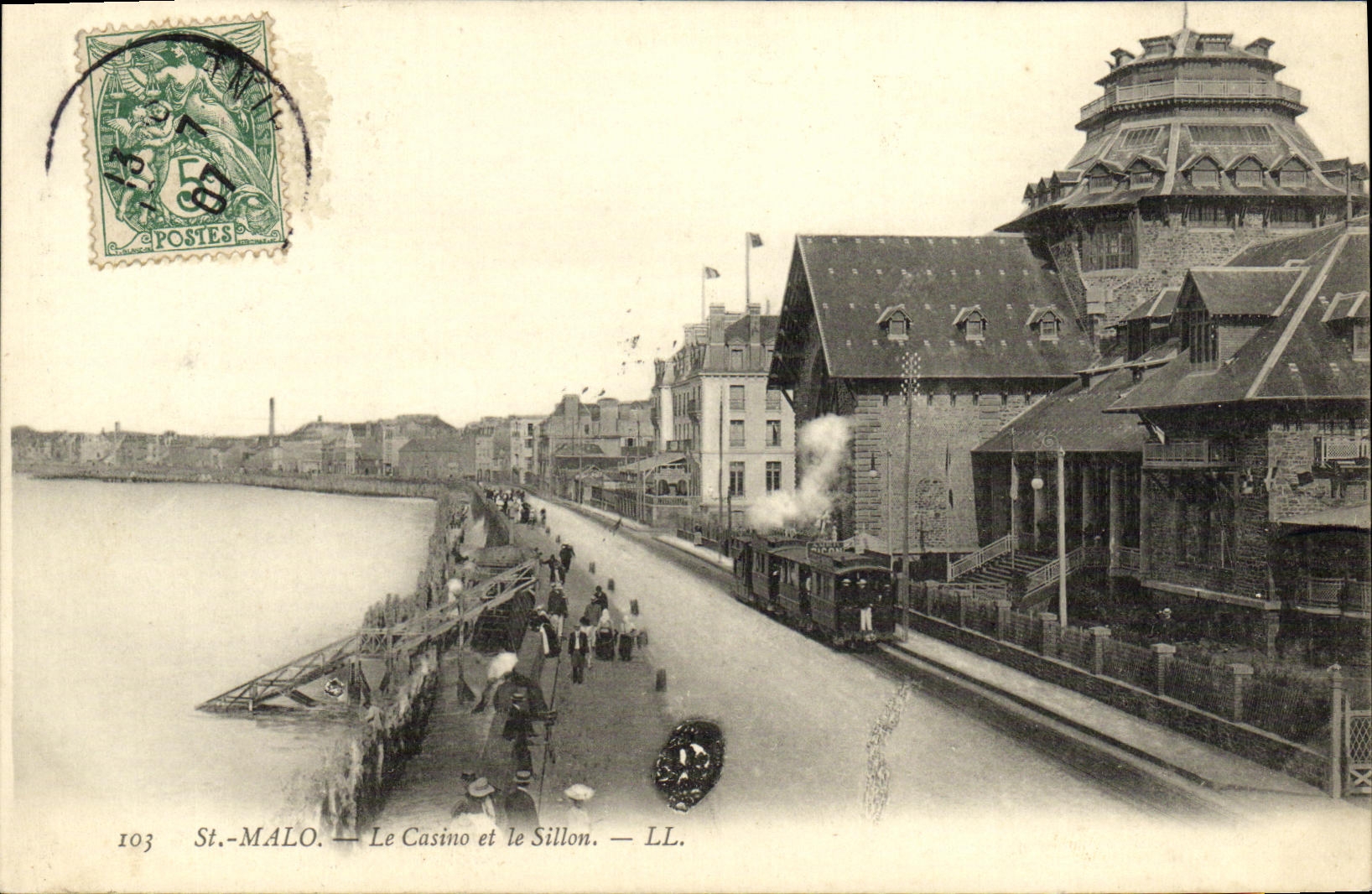 St.-Malo — El Casino y el Sillon — LL.