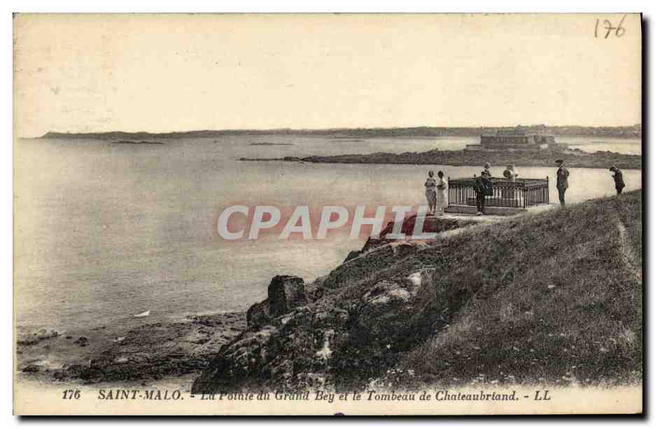 Saint-Malo - La Pointe du Grand Bey et le Tombeau de Chateaubriand - LL