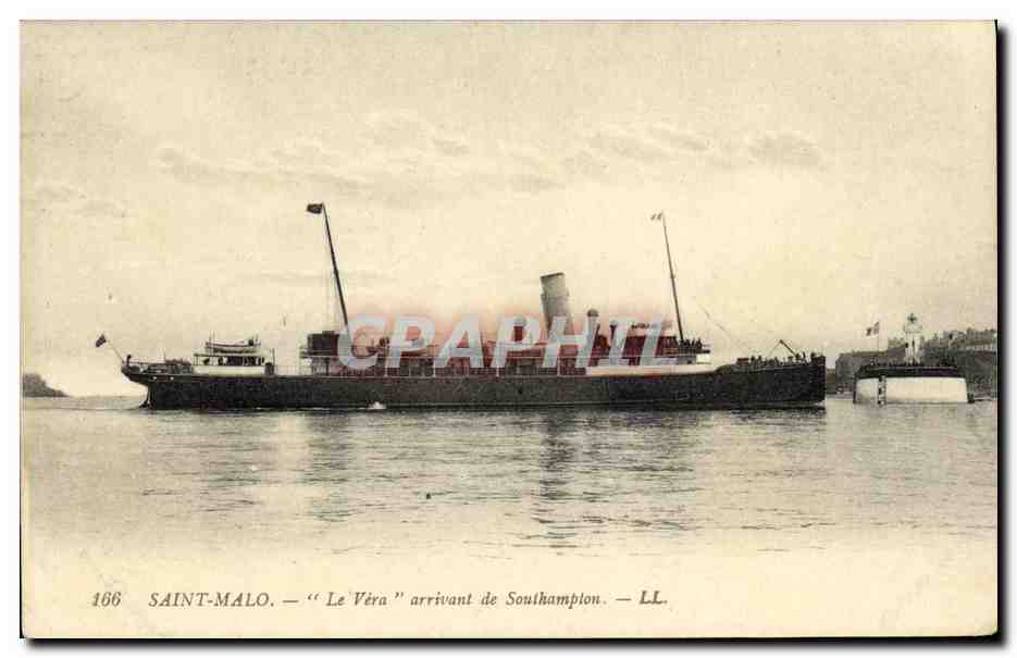 Saint-Malo — El Véra llegando desde Southampton — LL, n°166