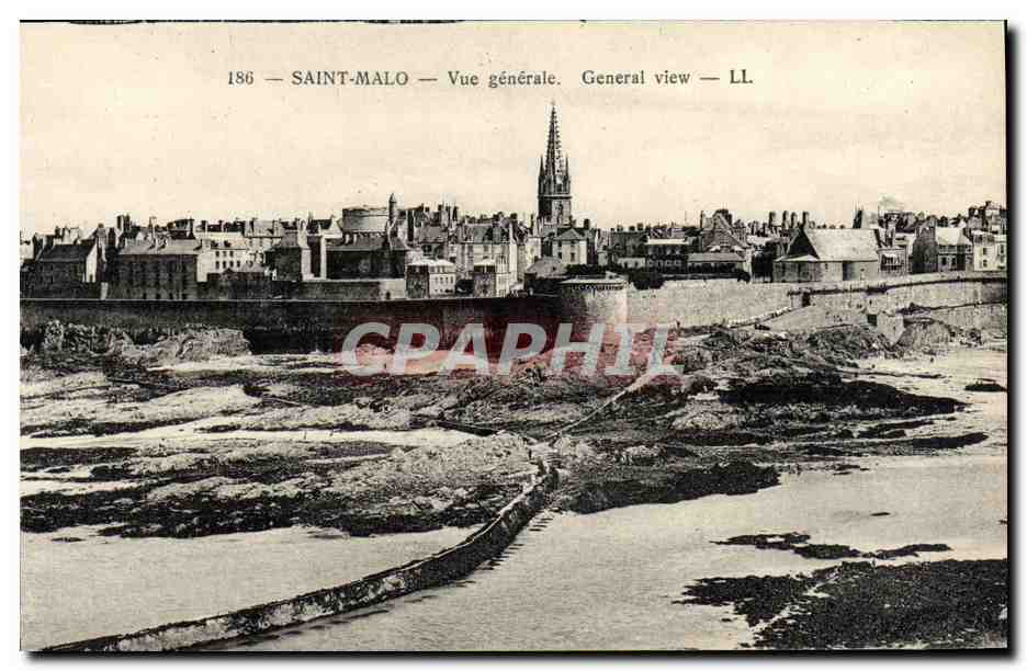 Saint-Malo — Vue générale — LL. — Éditeur Lévy et Neurardin, Paris