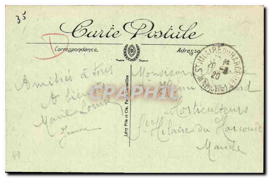 SAINT-MALO. — La Grande Plage. — Le Château et le Casino. — LL — Verso