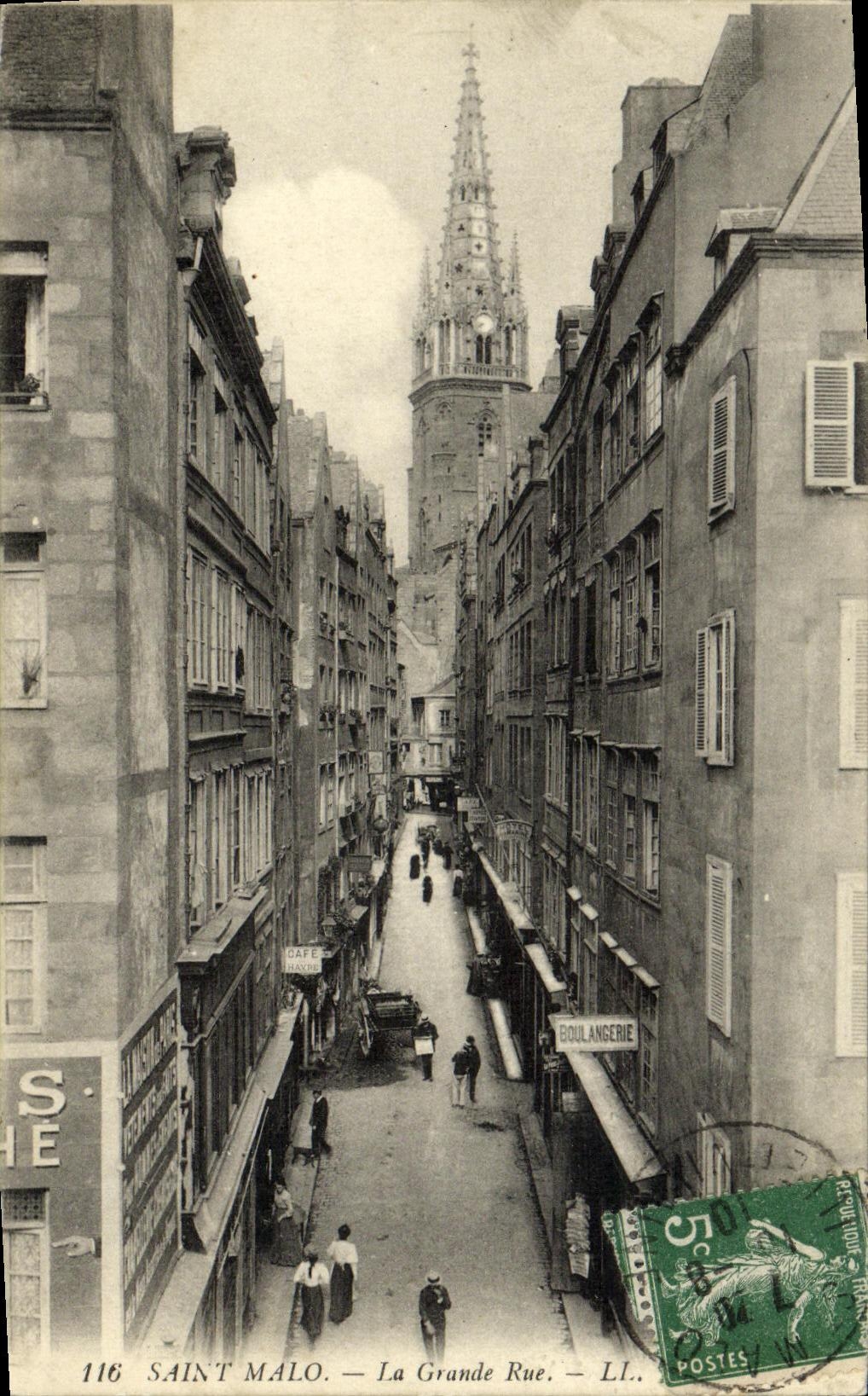 Saint-Malo — Die Große Straße — LL. — Verlag LL. Nr. 116