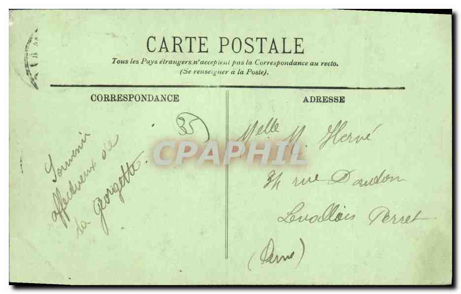 Saint-Malo — Die Große Straße — LL. — Verlag LL. Nr. 116 — Rückseite