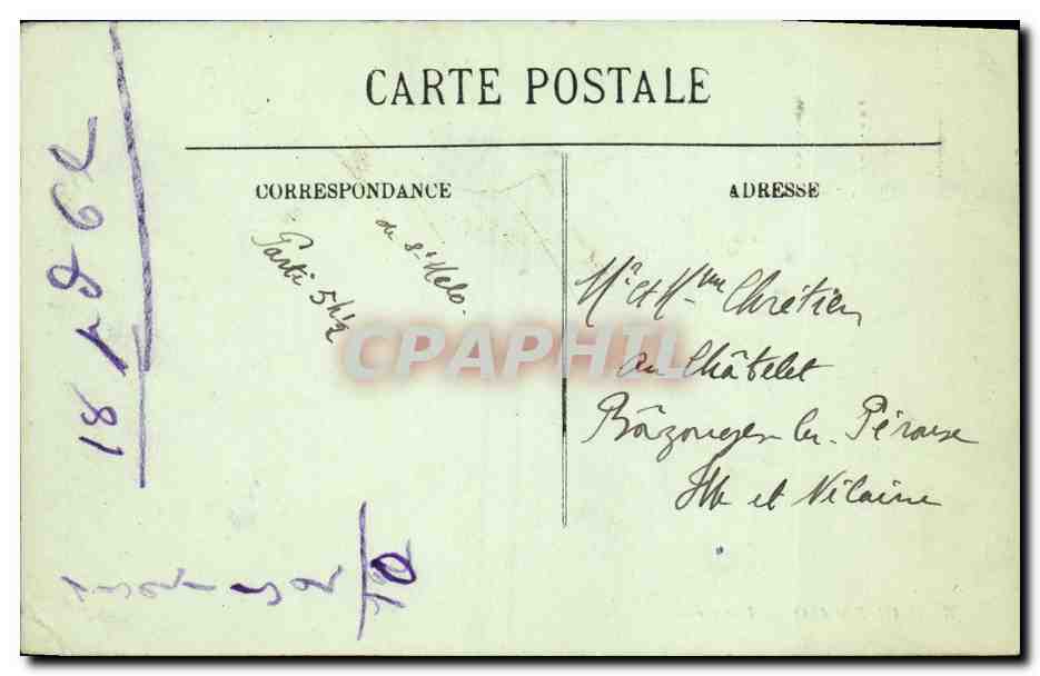 CPA Saint Malo Vue generale Moutons — Verso