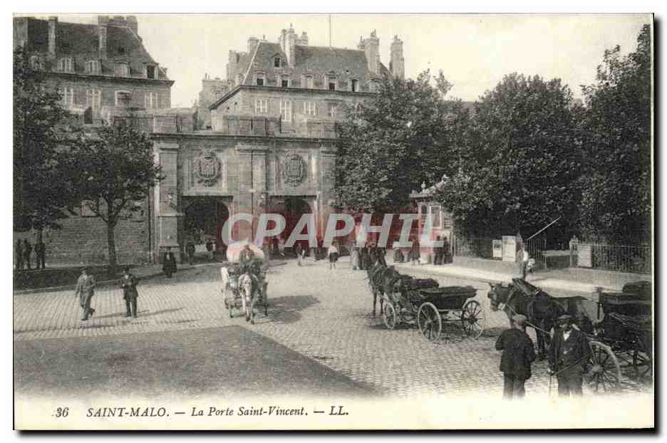 Saint-Malo — La Porte Saint-Vincent — LL. n°36