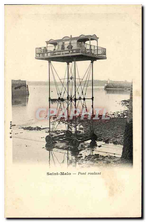 Saint-Malo — Pont roulant — B. F. Paris