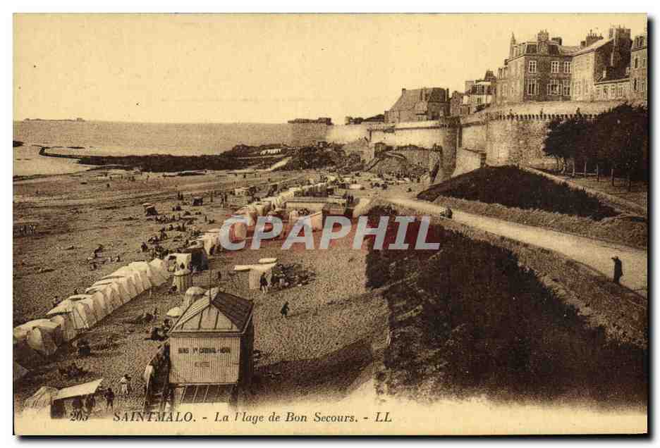 Saint-Malo - La Plage de Bon Secours - LL