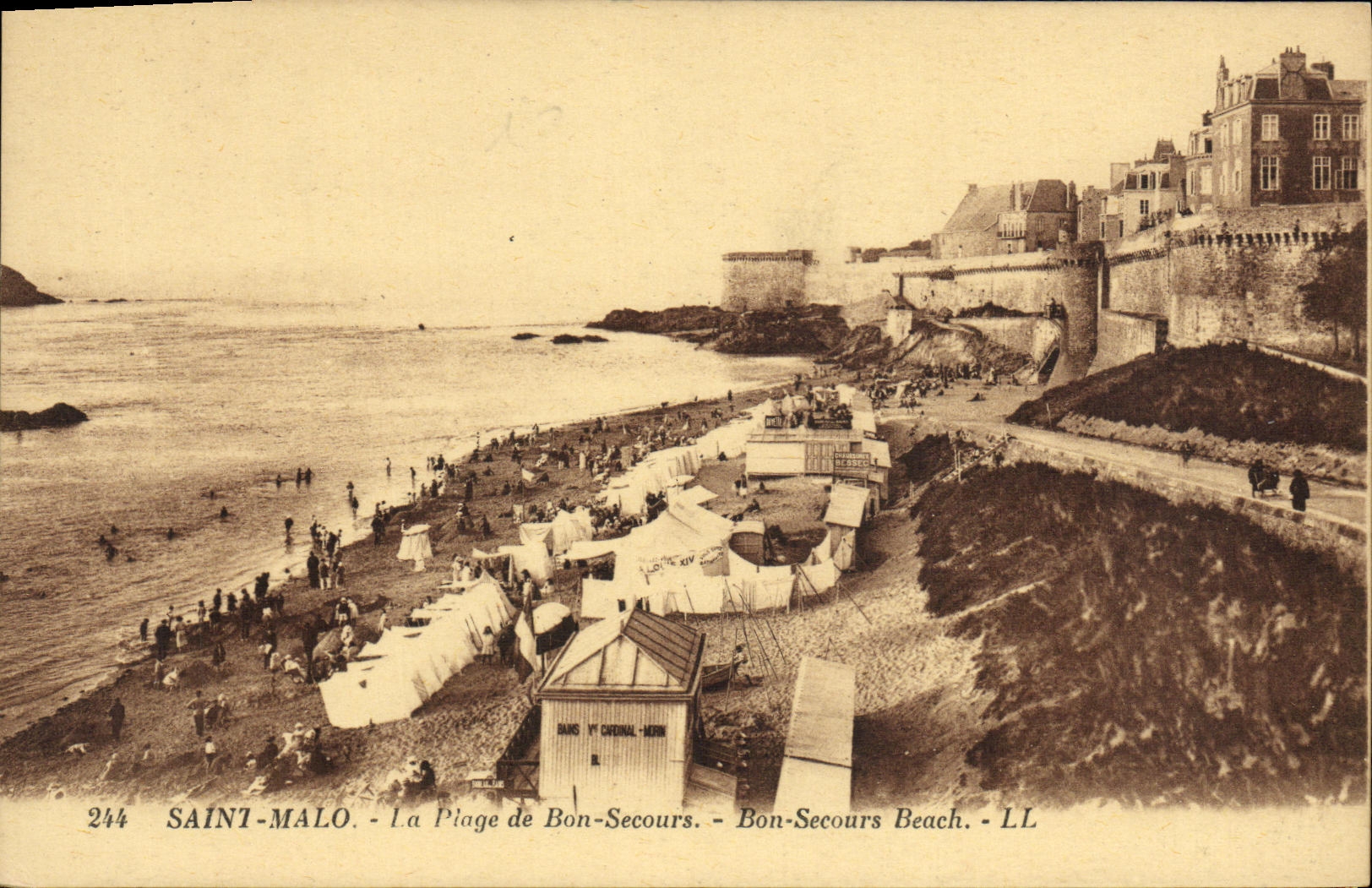 Saint-Malo - La Plage de Bon-Secours - Bon-Secours Beach - LL