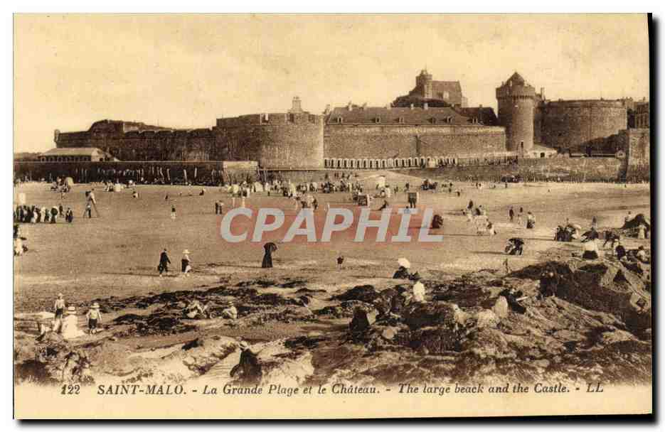 Saint-Malo - La Grande Plage y el Castillo - LL