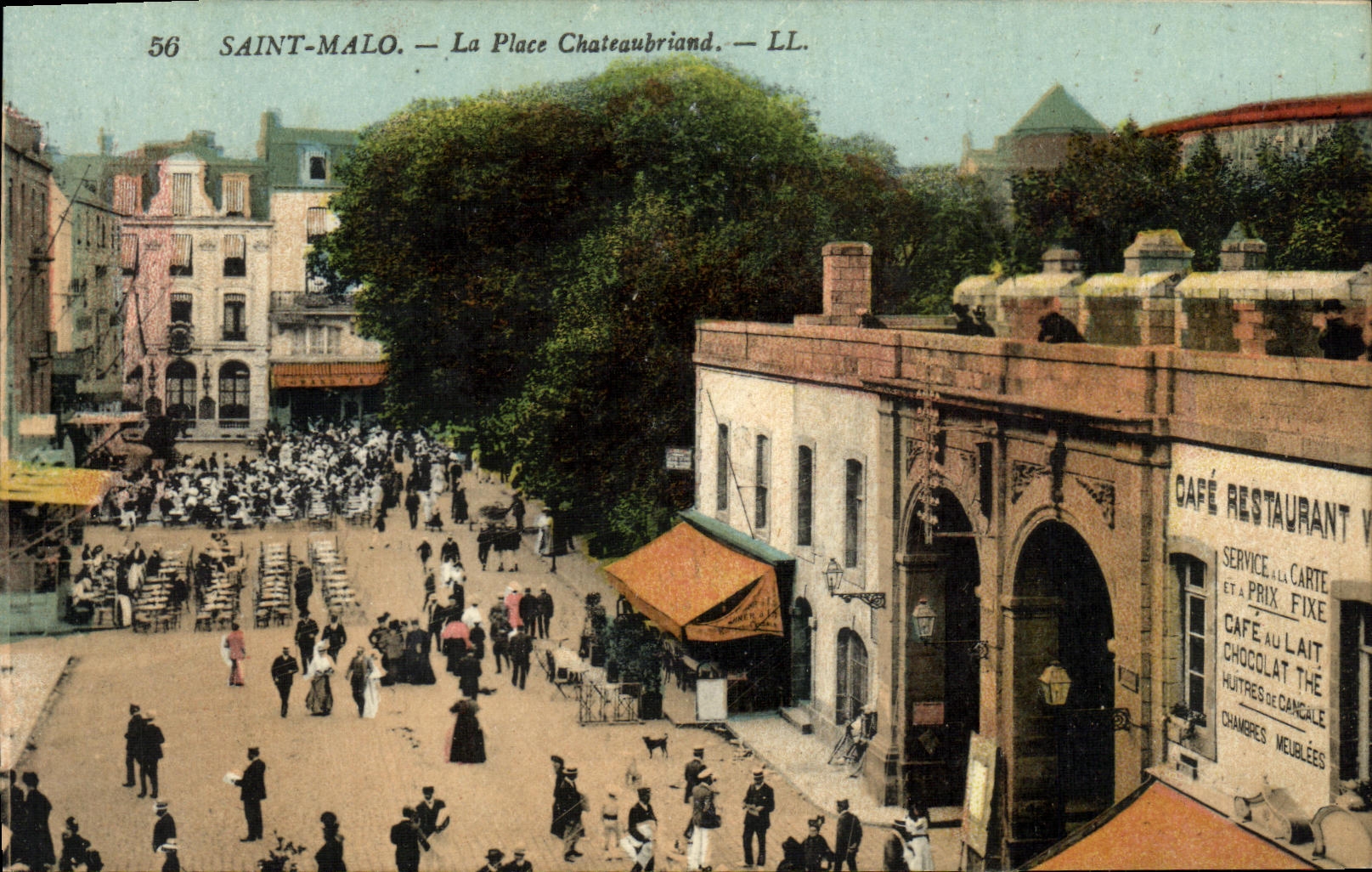 SAINT-MALO — Piazza Chateaubriand — LL. — N°56