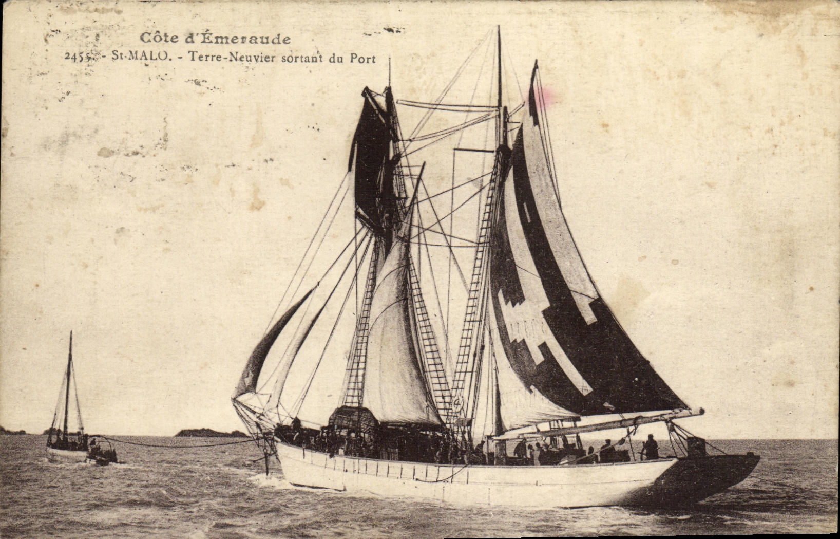 St-Malo - Terre-Neuvier saliendo del Puerto — Costa de Esmeralda, n°24555