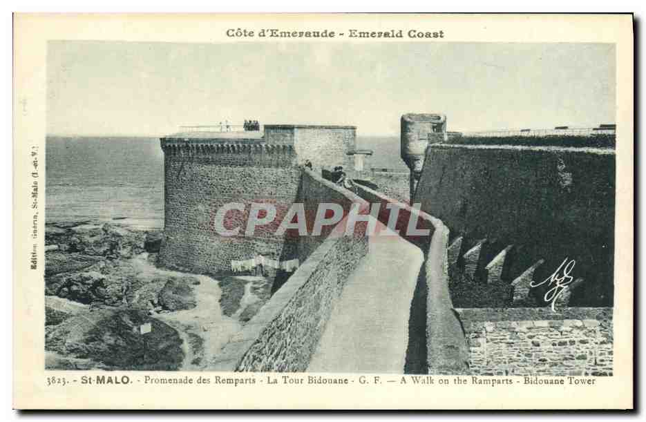 St-Malo - Paseo de los Muros de Defensa - La Torre Bidouane - G.F.