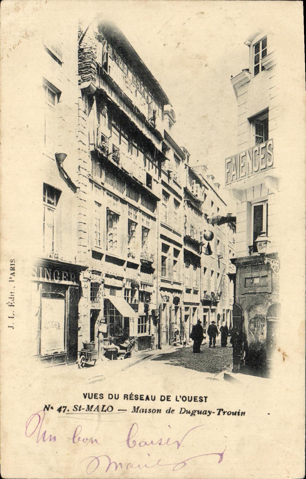St-Malo — Haus Duguy-Trouvin — Verlag J.L. PARIS