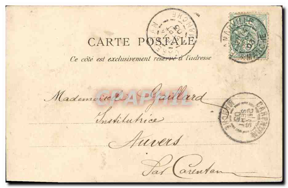 St-Malo — Haus Duguy-Trouvin — Verlag J.L. PARIS — Rückseite