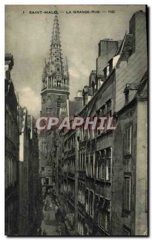 Saint-Malo — La Grande-Rue — ND