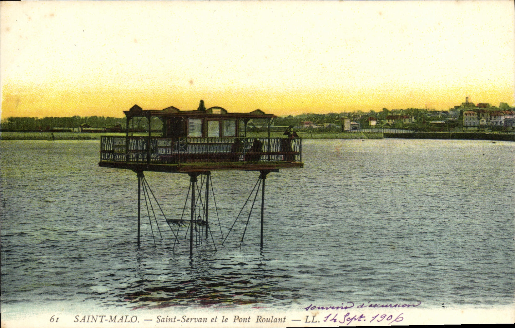Saint-Malo — Saint-Servan et le Pont Rouulant — éditeur LL, n°61