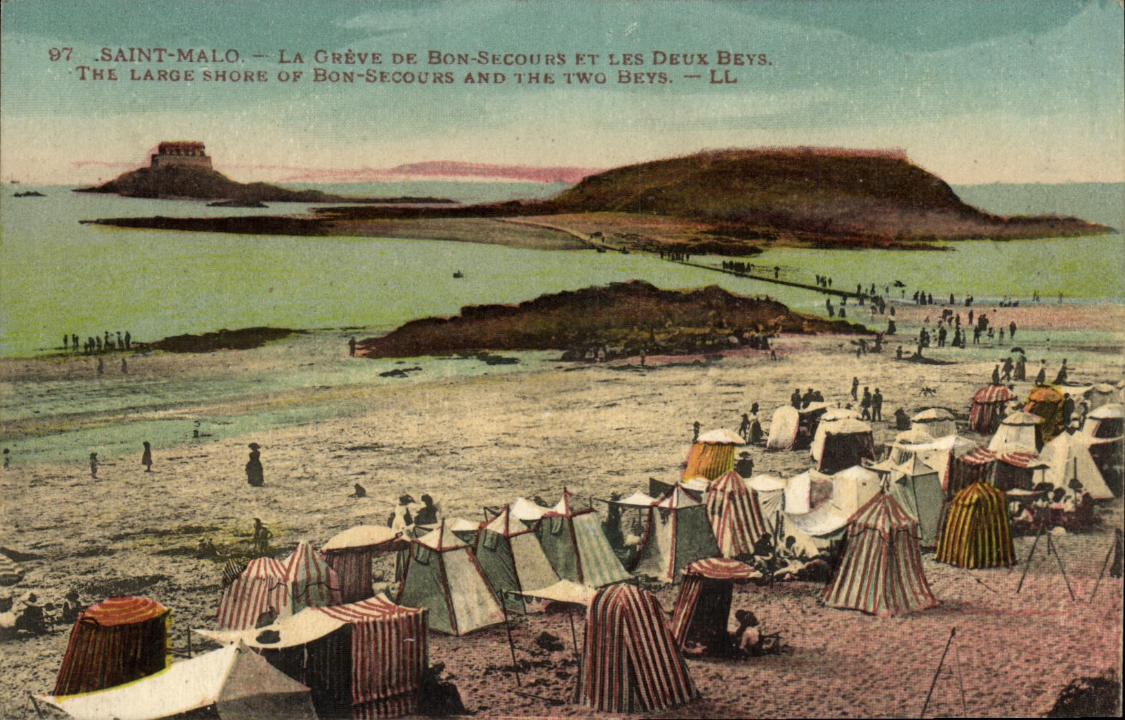 Saint-Malo — La Grève de Bon-Secours e i Due Bey — LL