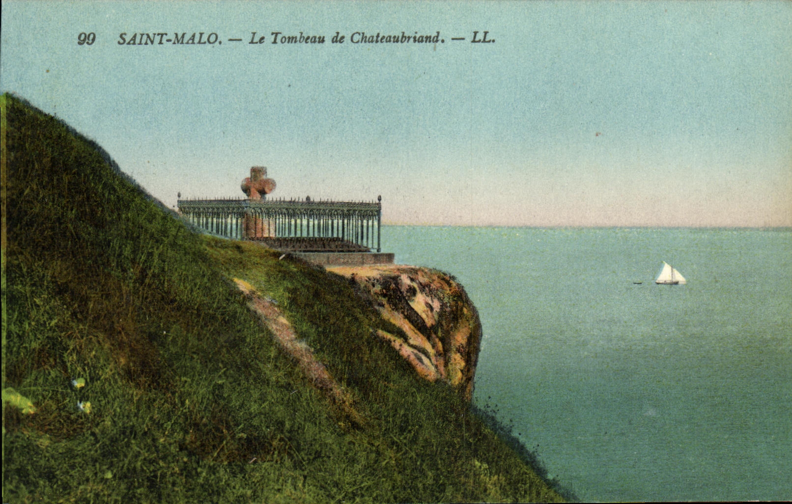 Saint-Malo — Il Tomba di Chateaubriand — LL.
