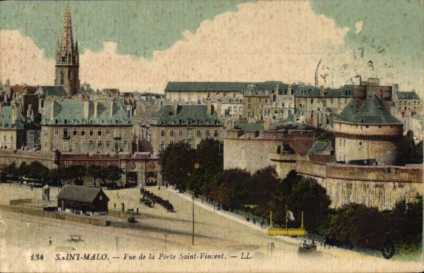 Saint-Malo — Vue de la Porte Saint-Vincent — LL
