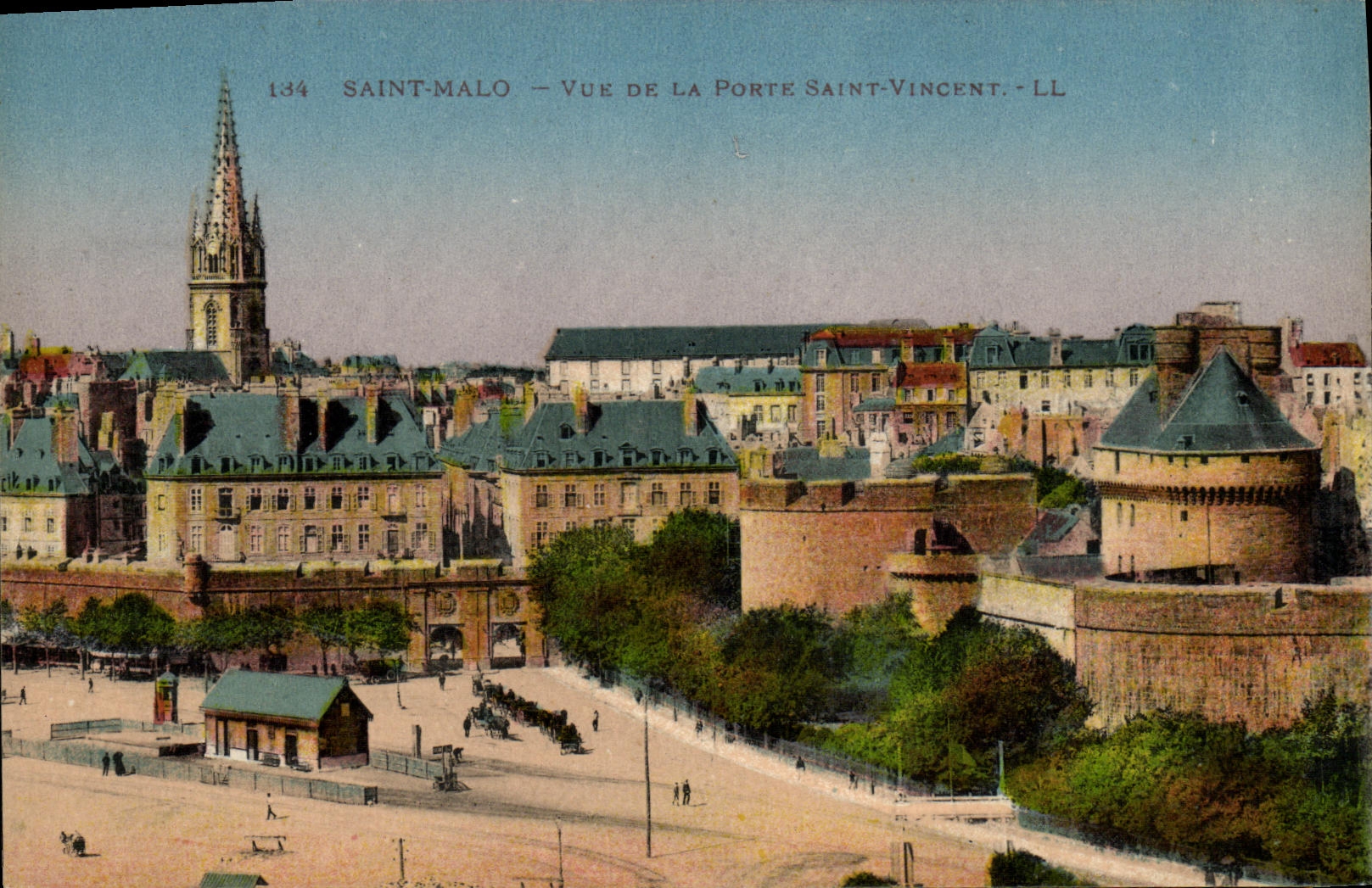 Saint-Malo — Vue de la Porte Saint-Vincent — LL