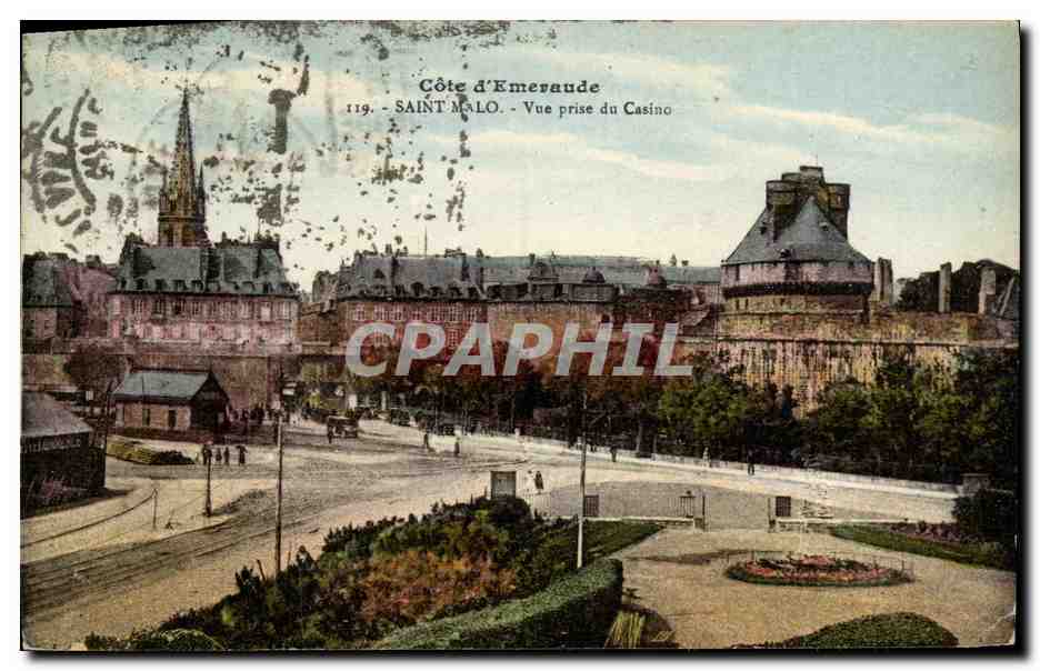 Saint-Malo - Vue prise du Casino — Côte d'Émeraude, n°119