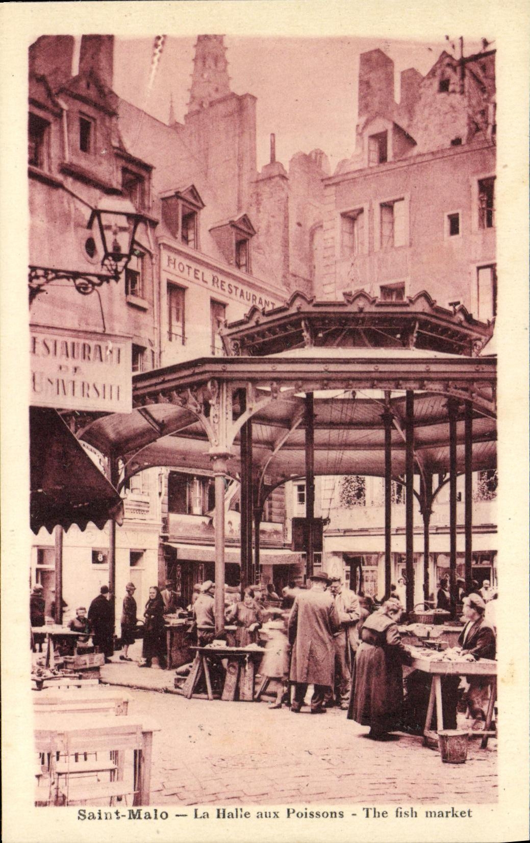 Saint-Malo — La Halle aux Poissons — editor ARGHA