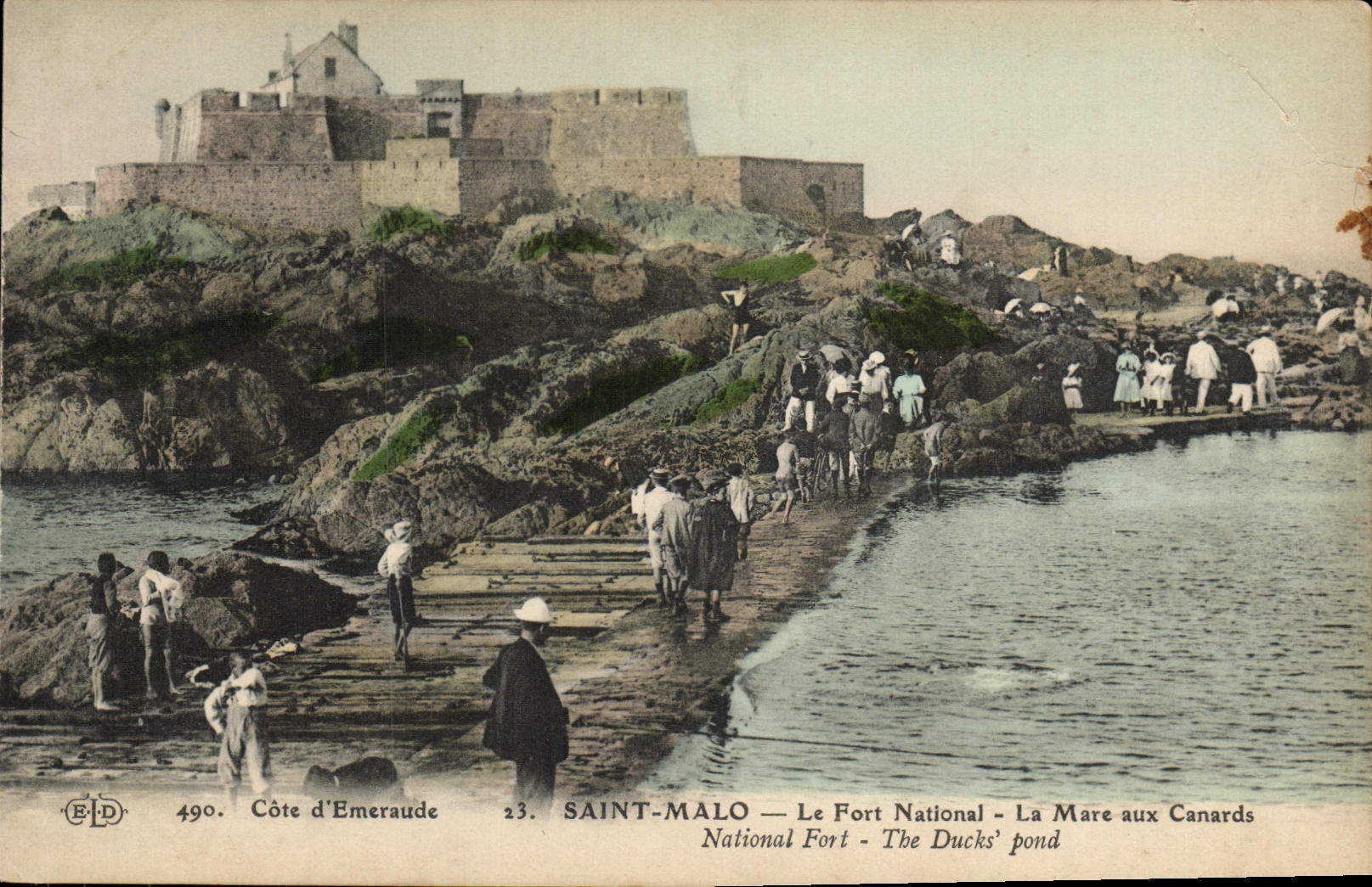 CPA Saint Malo Le Fort National La Mare aux Canards