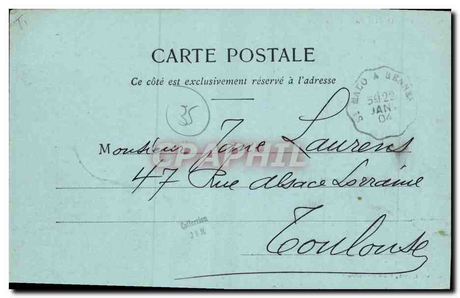 St-Malo - Los Rochers - La Noche — editor 1420 — Reverso