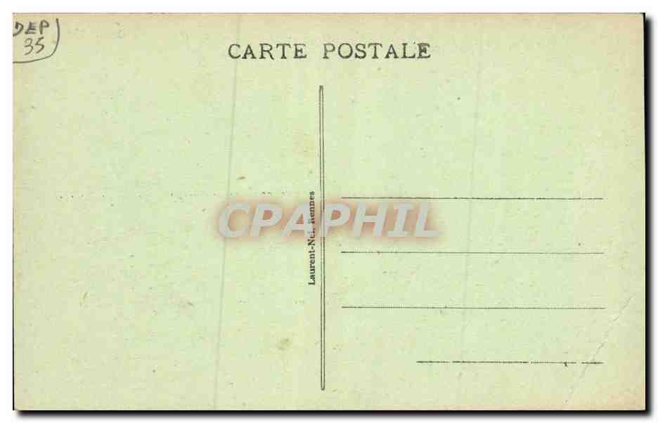Costa de Emeraude — Tumba de Chateaubriand en el Grand Bé — St-Malo — Reverso