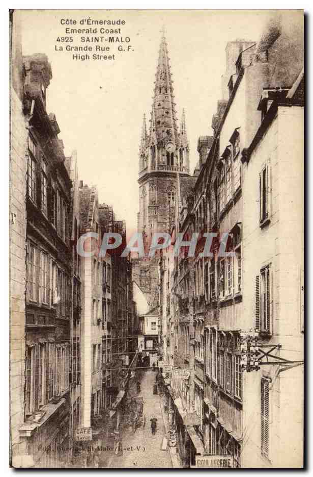 Saint-Malo — La Grande Rue — G.F. Éditeur