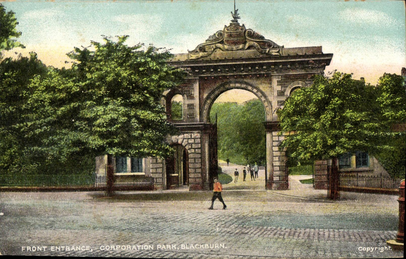 CPA Front Entrance Corparation Park Blackburn