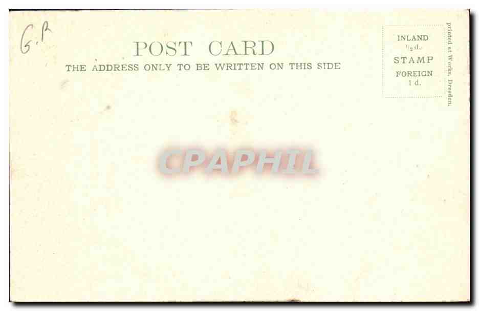 CPA Canterbury The Crypi Canterbury Cathedral — Rückseite