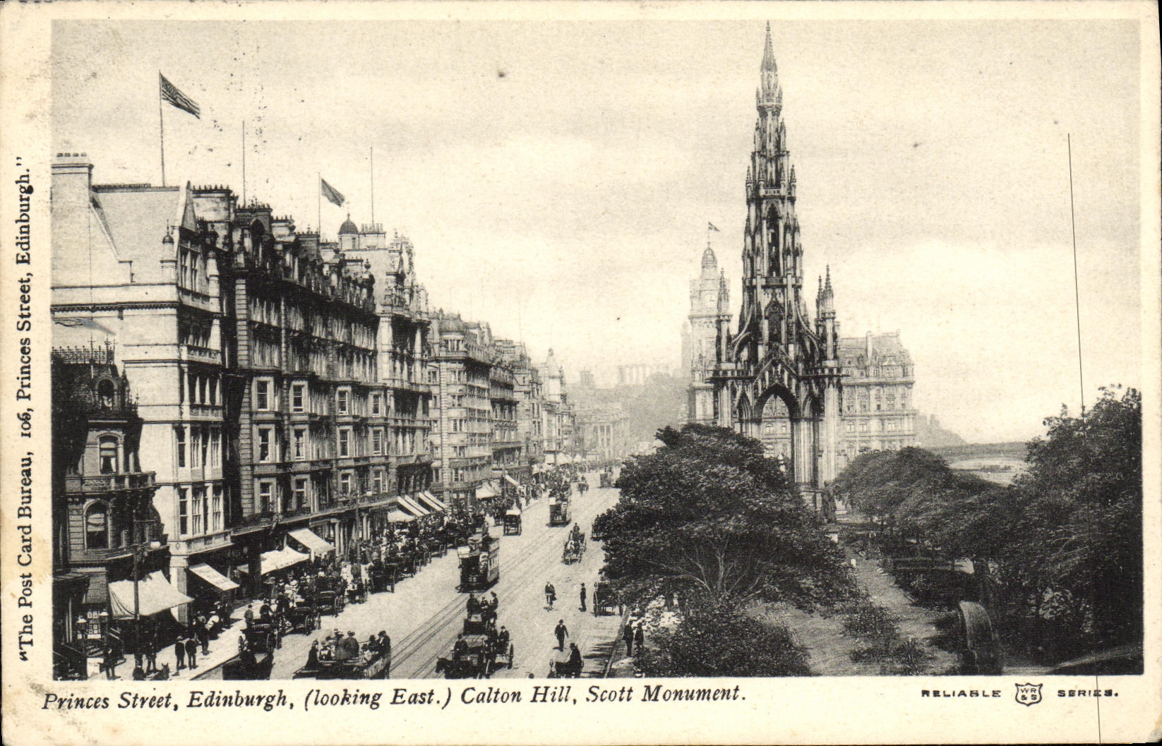 CPA Edinburgh Princes Street Calton Hill Scott Monument