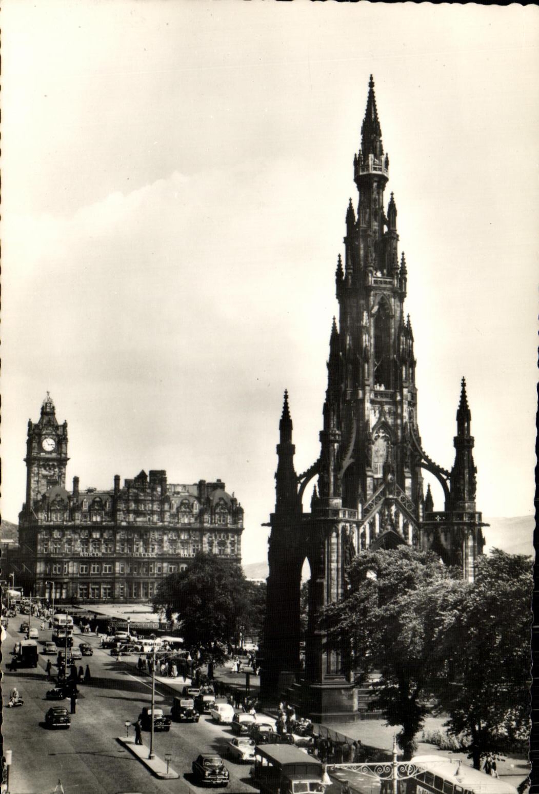 CPA Edinburgh Princes street and Scott monument 