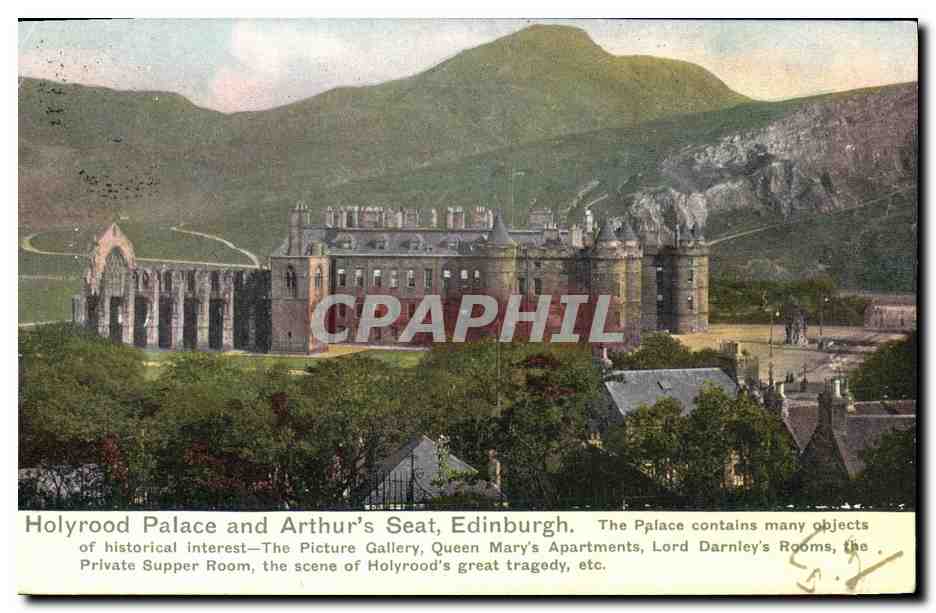 CPA Edinburgh Holyrood Palace Arthur s Seat