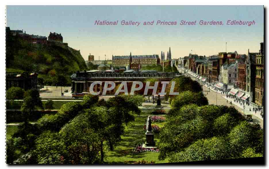 CPA Edinburgh National Gallery and Princes Street Gardens