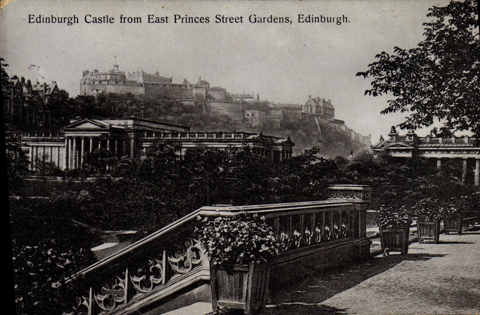 Edinburgh Castle from East Princes Street Gardens, Edinburgh — WR&S Series — n°310
