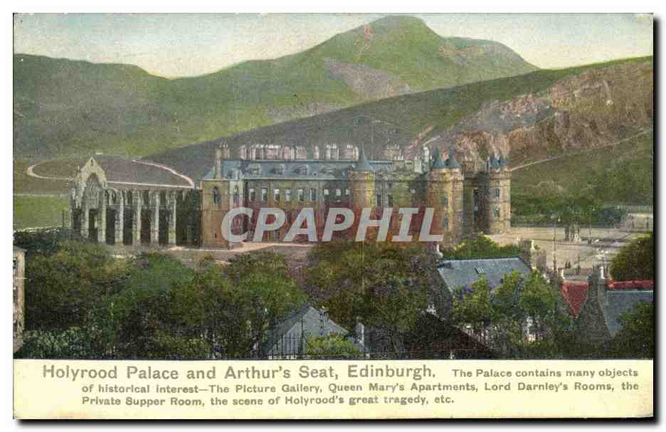 CPA Edinburgh Holyrood Palace and Arthur s Seat